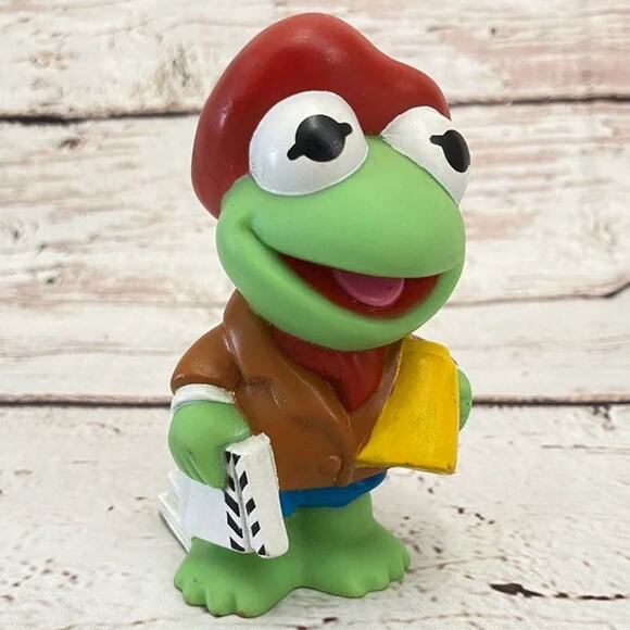 JIM HENSON Vintage 1989 Kermit the Frog Movie Director Figure - Picture 1 of 6